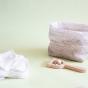 5 Tencel baby wipes - Made in France