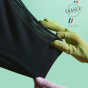 Period underwear - Made in France - Organic cotton - Regular Flow - In Black