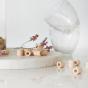 Perlas de cerámica rosas  - A granel