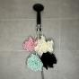 Fleur de douche en coton bio - 4 coloris Couleur : les 4 couleurs