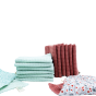 Essuie-tout lavable SoMalin x7 | Coton biologique